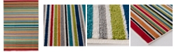 Portland Textiles Tropicana Santee Multi 8'8" x 11'10" Area Rug